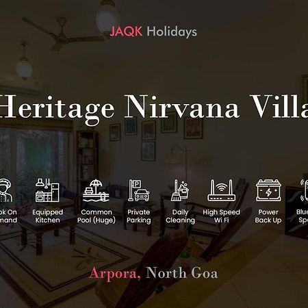 Heritage Nirvana Villa - 4Bhk, Goa Calangute Extérieur photo